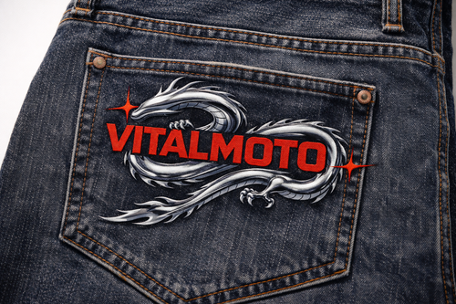 Embroidered Aramid Lined Jeans