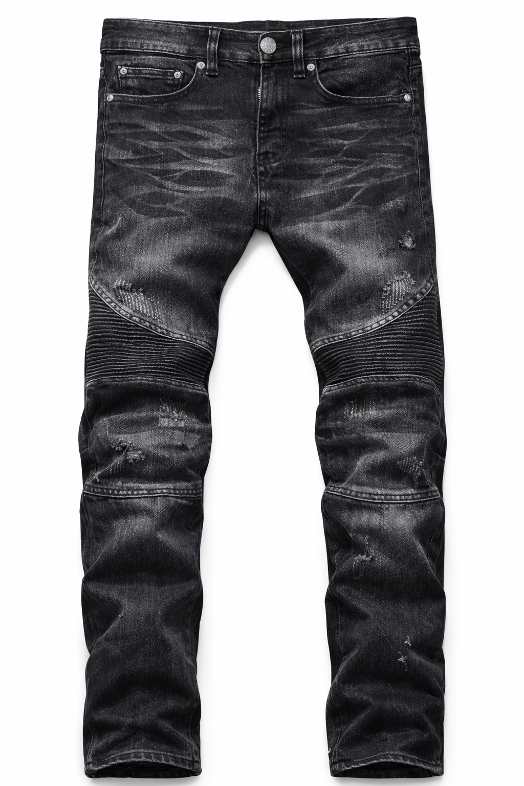 Embroidered Aramid Lined Jeans