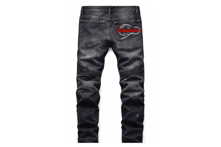 Embroidered Aramid Lined Jeans
